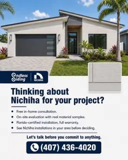 Social media piece for Endless Siding