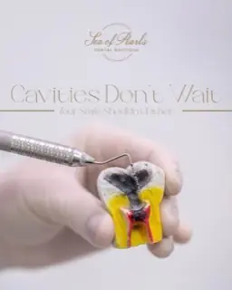 Social media piece for Sea of Pearls Dental Boutique